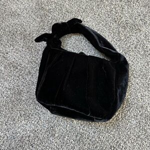 J. crew factory velvet clutch